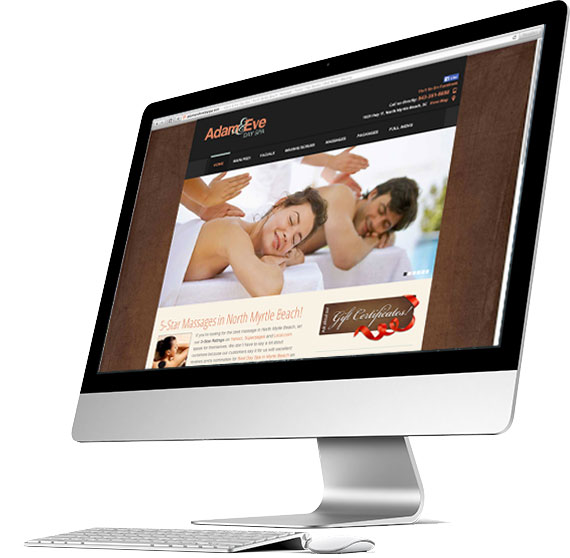 Affordable web design laptop with website design
